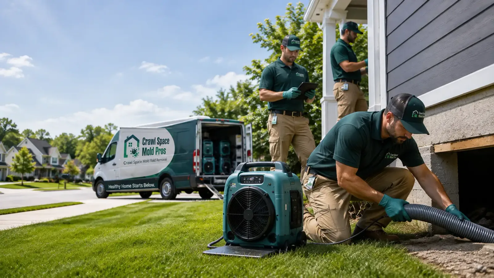 Crawl Space Mold Removal in Pasadena, CA